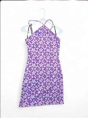 Forever 21 Purple Floral knit Dress